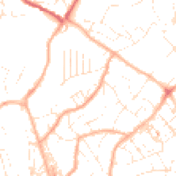 Daytime road noise heatmap for TQ1 4HX