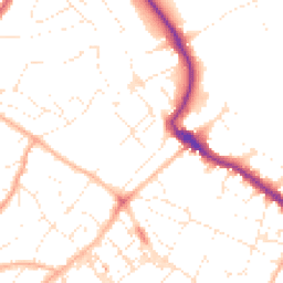 Daytime road noise heatmap for TQ1 4NQ