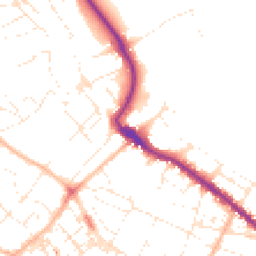 Daytime road noise heatmap for TQ1 4PR