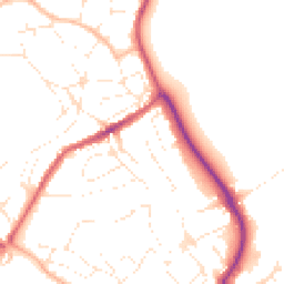 Daytime road noise heatmap for TQ1 4QW