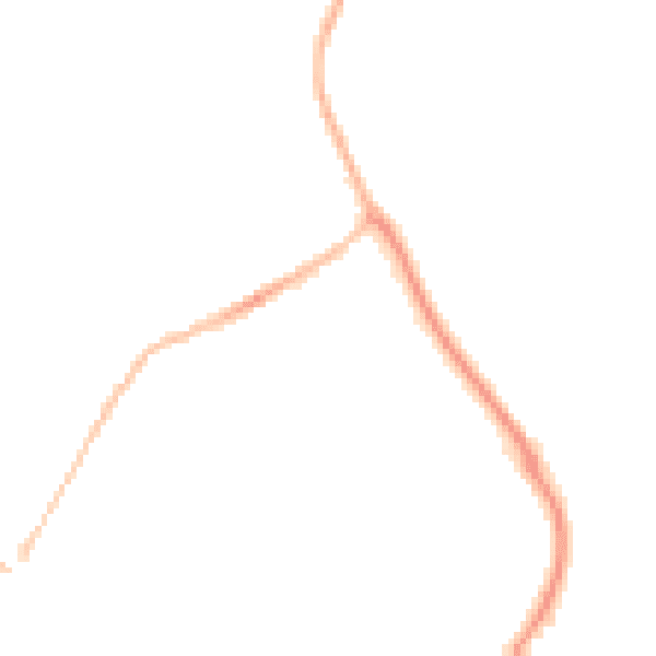Night-time road noise heatmap for TQ1 4QW