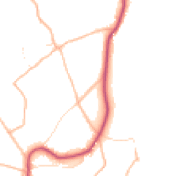 Daytime road noise heatmap for TQ1 4TL