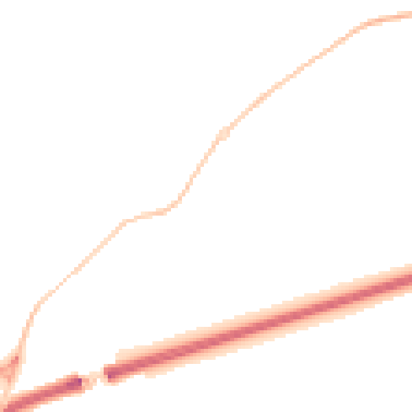 Night-time road noise heatmap for TQ10 9DE