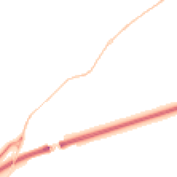 Night-time road noise heatmap for TQ10 9DG