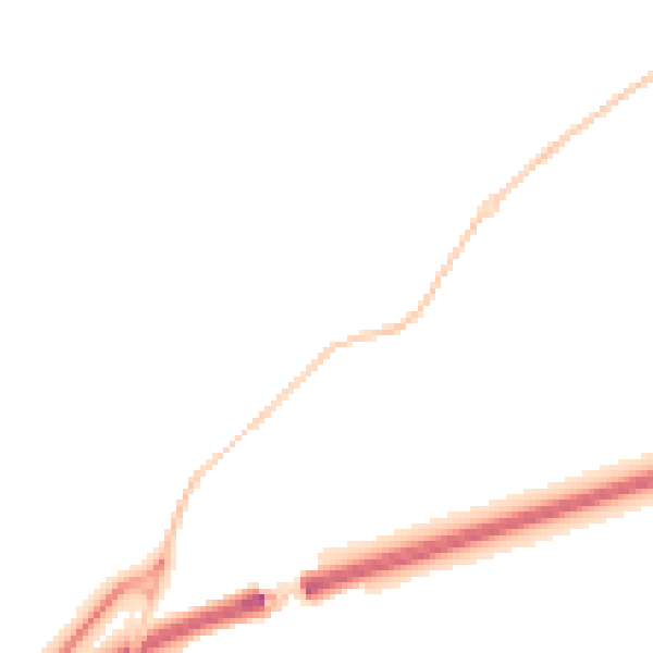Night-time road noise heatmap for TQ10 9HY