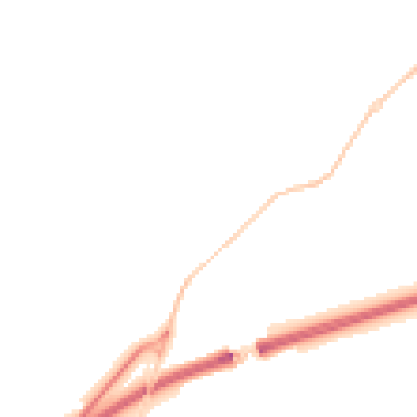Night-time road noise heatmap for TQ10 9JD