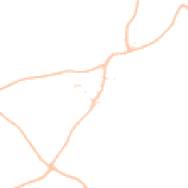 Daytime road noise heatmap for TQ10 9LD