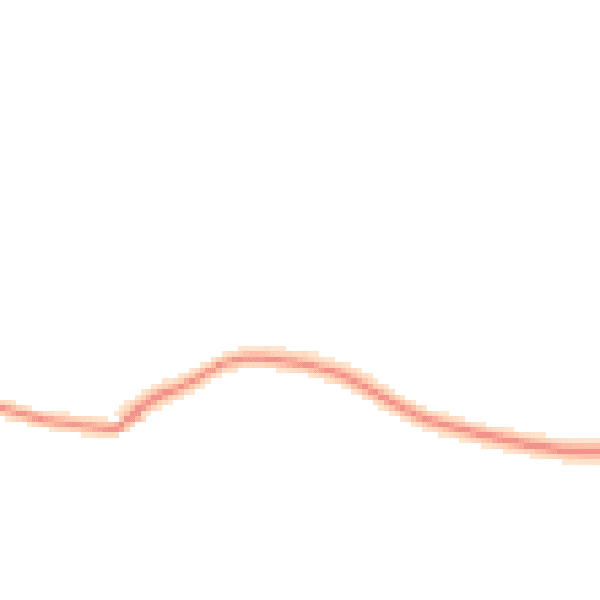 Night-time road noise heatmap for TQ10 9LJ