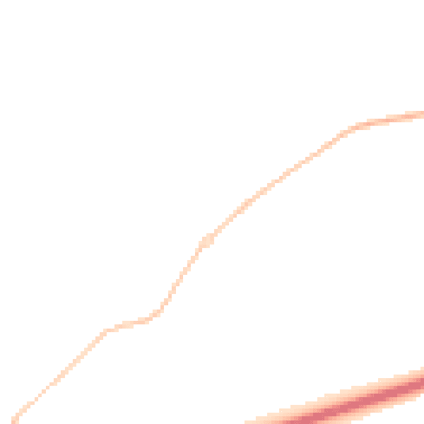 Night-time road noise heatmap for TQ10 9PR