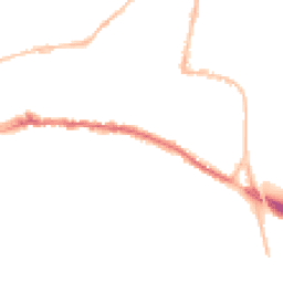 Night-time road noise heatmap for TQ12 1AH