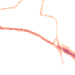 Night-time road noise heatmap for TQ12 1AJ