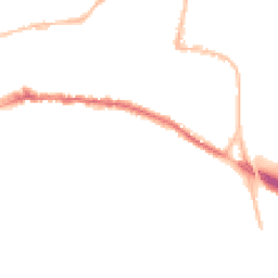 Night-time road noise heatmap for TQ12 1AZ
