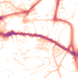 Daytime road noise heatmap for TQ12 1BD