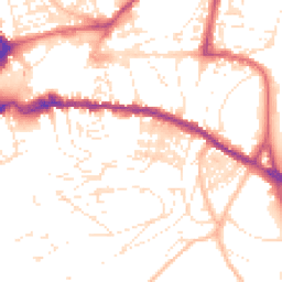 Daytime road noise heatmap for TQ12 1BE