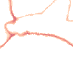 Night-time road noise heatmap for TQ12 1BL