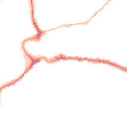 Night-time road noise heatmap for TQ12 1BT