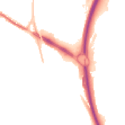 Night-time road noise heatmap for TQ12 1BU