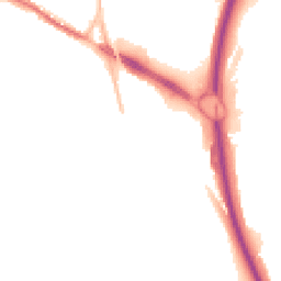 Night-time road noise heatmap for TQ12 1BZ
