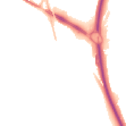 Night-time road noise heatmap for TQ12 1DA