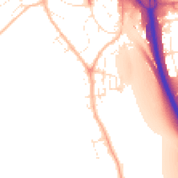 Daytime road noise heatmap for TQ12 1DG