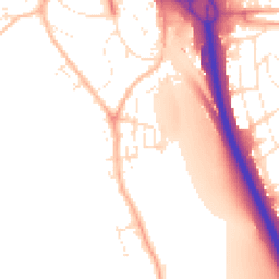 Daytime road noise heatmap for TQ12 1DH