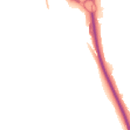 Night-time road noise heatmap for TQ12 1DJ