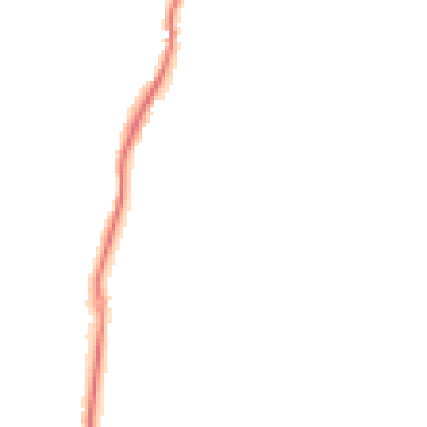 Night-time road noise heatmap for TQ12 1EH