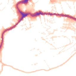 Daytime road noise heatmap for TQ12 1HZ