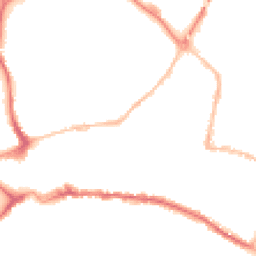 Night-time road noise heatmap for TQ12 2AT