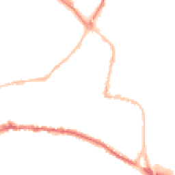 Night-time road noise heatmap for TQ12 2BA