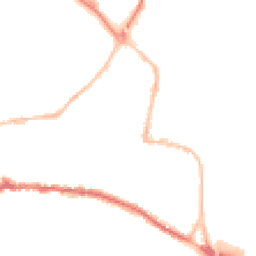 Night-time road noise heatmap for TQ12 2BD