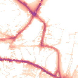 Daytime road noise heatmap for TQ12 2BE
