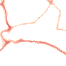 Night-time road noise heatmap for TQ12 2EN