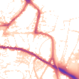 Daytime road noise heatmap for TQ12 2EP