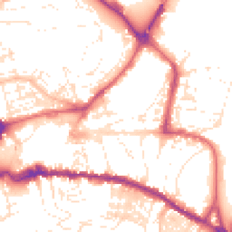 Daytime road noise heatmap for TQ12 2FE