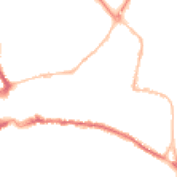 Night-time road noise heatmap for TQ12 2FF