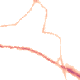 Night-time road noise heatmap for TQ12 2HN
