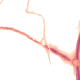 Night-time road noise heatmap for TQ12 2JA