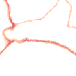 Night-time road noise heatmap for TQ12 2LA