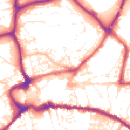 Daytime road noise heatmap for TQ12 2LZ