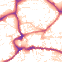 Daytime road noise heatmap for TQ12 2NA