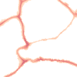 Night-time road noise heatmap for TQ12 2NA