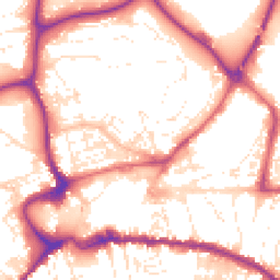 Daytime road noise heatmap for TQ12 2NP