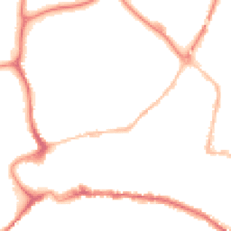 Night-time road noise heatmap for TQ12 2PH