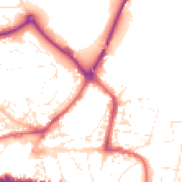 Daytime road noise heatmap for TQ12 2QB