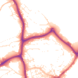 Daytime road noise heatmap for TQ12 2TL