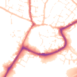 Daytime road noise heatmap for TQ12 3BW