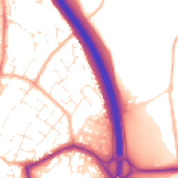 Daytime road noise heatmap for TQ12 3EE