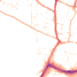 Daytime road noise heatmap for TQ12 3EJ
