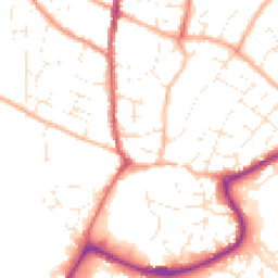 Daytime road noise heatmap for TQ12 3HD